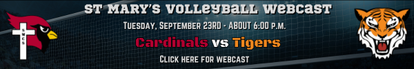 St Mary Volleyball Webcast - Sept 23rd