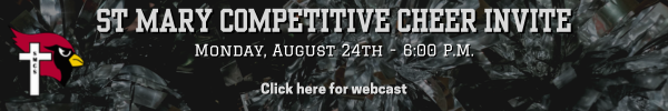 St Mary's Competitive Cheer Webcast - Aug 24th