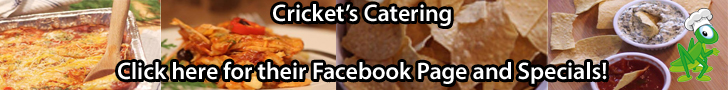 Crickets Catering Top Banner Advertisement
