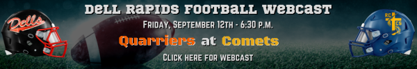 Dell Rapids Football Webcast - Sept 12th