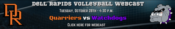 Dell Rapids Volleyball Webcast - Oct 28th