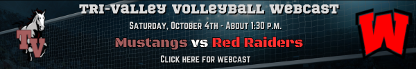 Tri-Valley Volleyball Webcast - October 4th