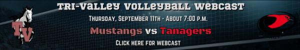 Tri-Valley Volleyball Webcast - September 11th