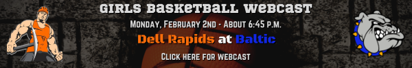 Dell Rapids Girls Basketball Webcast - February 2nd