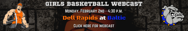 Dell Rapids Girls Basketball Webcast - February 2nd
