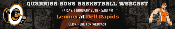 Dell Rapids Boys Basketball Webcast - February 20th