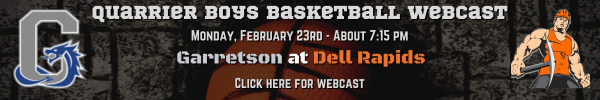 Dell Rapids Boys Basketball Webcast - February 23rd