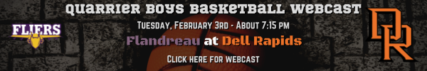 Dell Rapids Boys Basketball Webcast - February 3rd