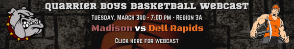 Dell Rapids Boys Basketball Webcast - March 3rd